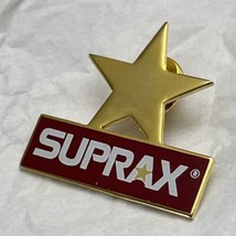 Suprax Antibiotic Medication Company Corporation Lapel Hat Pin Pinback - £6.28 GBP