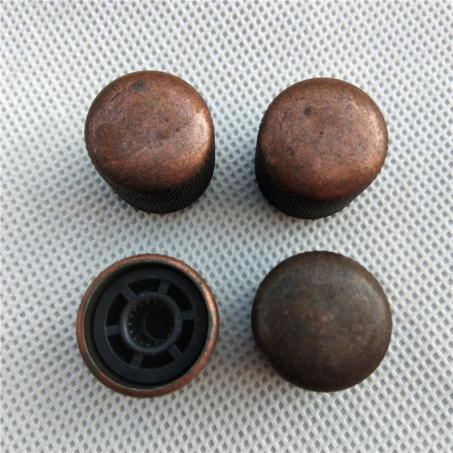 Korean bronze electric guitar/bass potentiometer volume tone metal knob ... - $12.90