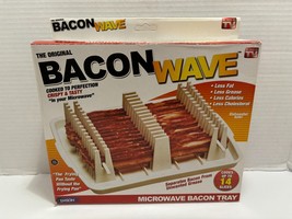 Emson The Original BaconWave Microwave Bacon Tray Cooks Up to 14 Slices Less Fat - £8.29 GBP