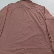 Perry Ellis America Men's Burnt Red Cotton Blend Button Up Shirt Long Sleeve XL image 11