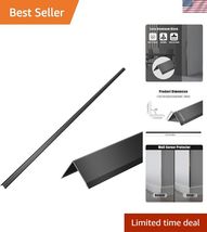 6PCS Black Aluminum Alloy Corner Guards - Elegant Wall Protection Solution - $127.28