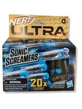 NERF Ultra Sonic Screamers 20-Dart Refill Pack Whistle Tip Extreme Distance NEW - $14.84