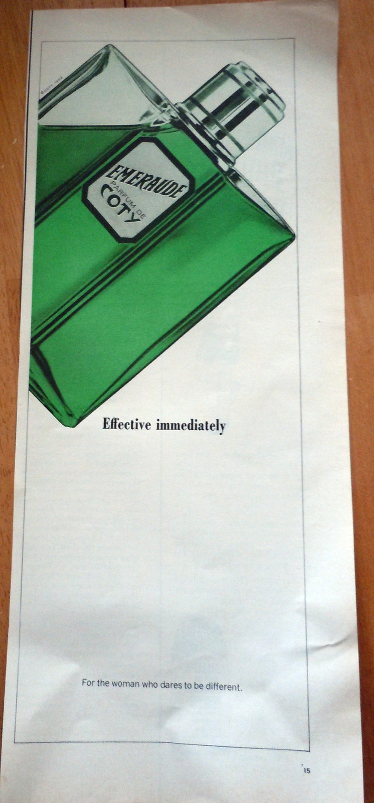 Emeraude Parfum De Coty Print Magazine Advertisements 1964 - $4.99