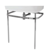 ARTCERAM Azuley Metal Console Polished Chrome AZA002 Made in ITALY - $257.25 CAD