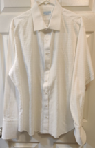 Vtg Mens Custom Riviera Tailors Hong Kong White Button Down French Cuff ... - £23.92 GBP