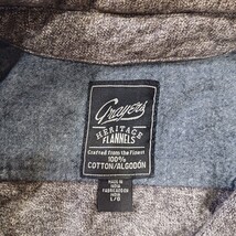 Crayers RN#139535 Men's L Brown Cotton Long Sleeve Heavyweight Button Up Shirt  image 3