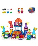 PicassoTiles 333pcs Magnetic Brick Tile and Magnetic Tile Combo Set PTL333 - $61.70