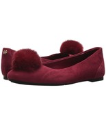 MICHAEL Michael Kors Remi Rabbit Fur Pom Suede Ballet Flat, Sizes 6.5-9 ... - £71.90 GBP