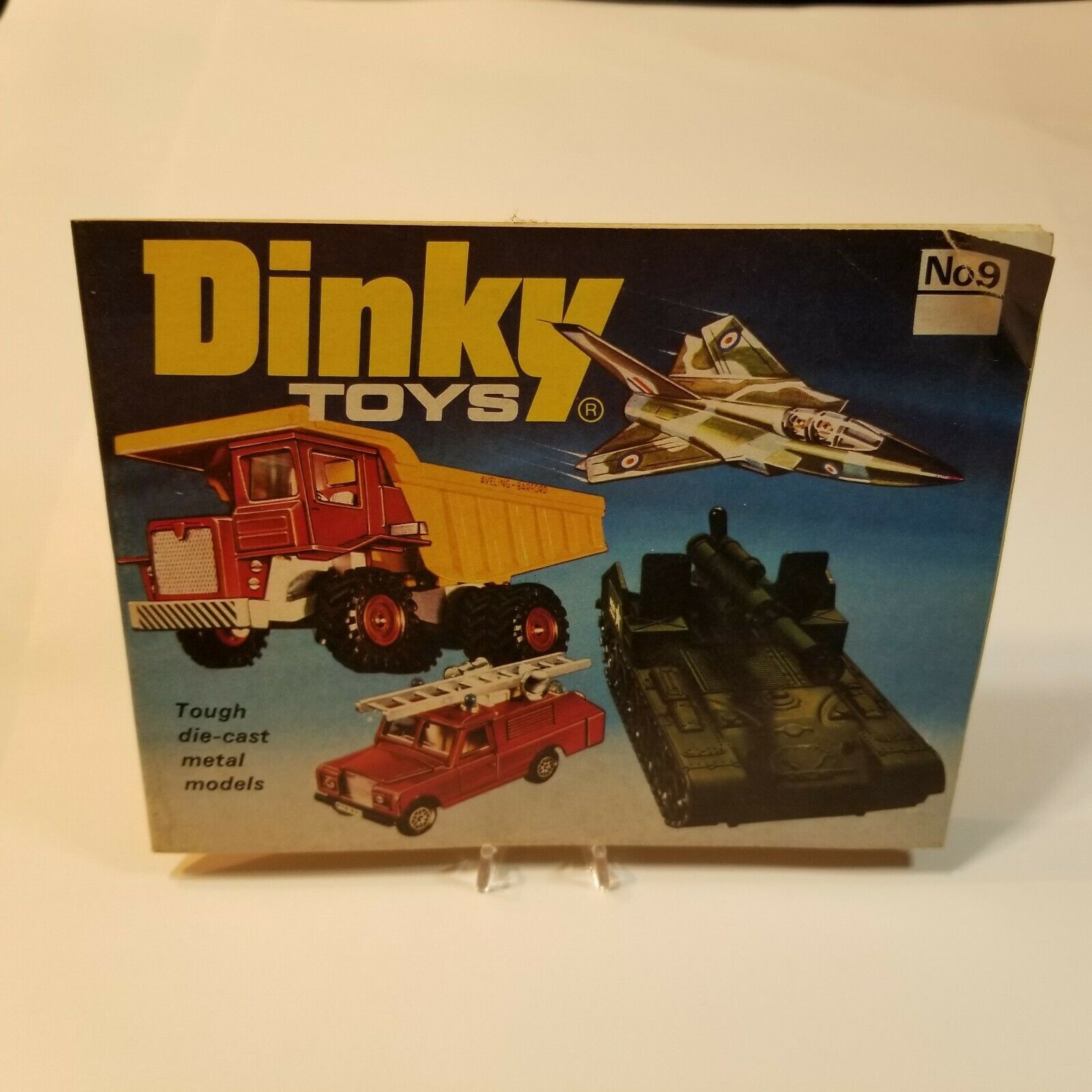 1973 Dinky Toys No. 9 Catalogue w/Item Numbers Military Gas Aircraft ~Gradable~ - $18.69