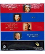 Amerikanischer Präsidentschaft P &amp; D 2012 Set Still Wrap in Plastik UNC ... - $100.43 CAD