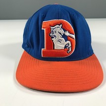 Denver Broncos Snapback Hat Blue Orange White Mitchell Ness Vintage Collection - £18.27 GBP