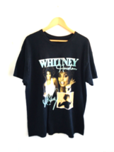 Whitney Houston Adult Size Xl 1X Black Rap Tee T Shirt Rb Queen Soul Graphic - £18.66 GBP
