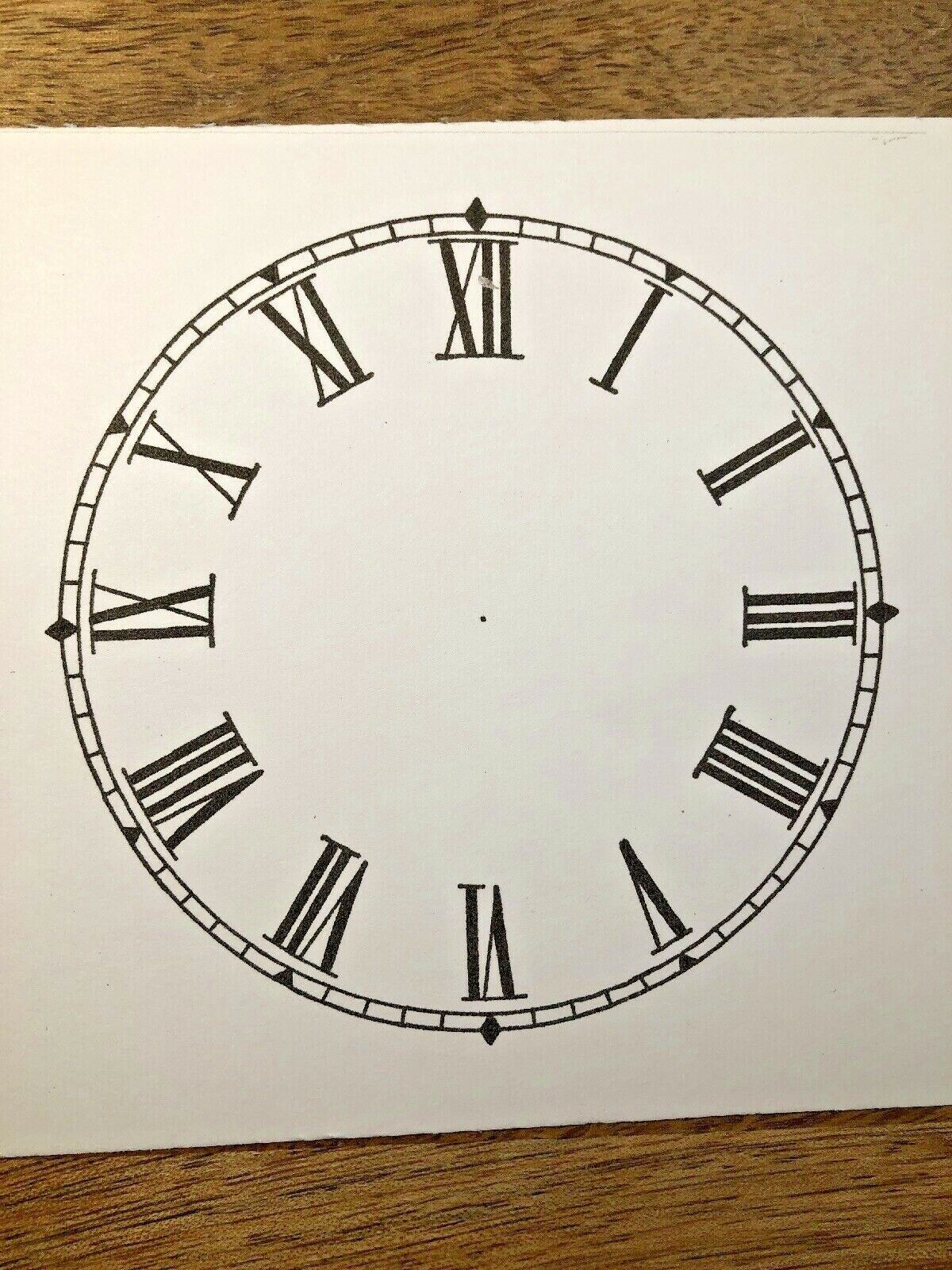 4&quot; Clock Replacement Paper Dial             (Lot145) - $6.98