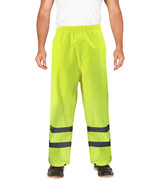 Men&#39;s Neon Reflective High Visibility Water Resistant Safety Work Pants - $498.92 MXN