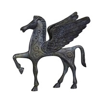 Pegasus Immortal Winged Horse Ancient Greek Sculpture Real Bronze Metal - £69.35 GBP