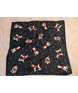 Coach Blue Silk Dog Scarf 21x20 - $54.16 CAD