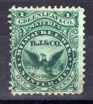 US Revenue Match Stamp RO30b Fine. Sound. B.J. &amp; Co. ZAYIX 0325MAR0025 - £97.48 GBP