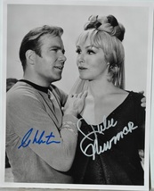 William Shatner &amp; Julie Newmar Signed Photo - Star Trek w/COA - £286.96 GBP