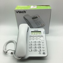 Vtech CD1153 Corded Speaker Telephone White with Caller ID Call Waiting  - $14.24