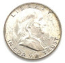 1949-D Franklin Half Dollar Choice Brilliant Uncirculated Great Strike &amp;... - $93.89