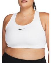 Nike Womens Swoosh Medium-Support Padded Sports Bra​ Plus Sz 2X White DH... - £19.46 GBP