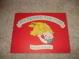 Vintage 1971 My Friend The Cow Book By Lois Lenski Childrens Softcover F... - €7,73 EUR