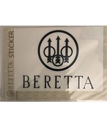Beretta Logo White/Black High Visibility Die Cut Window Sticker 4 1/2” X... - $750.39 MXN