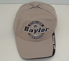 Baylor university Texas go bears hat cap adjustable embroidered front unisex - £15.92 GBP