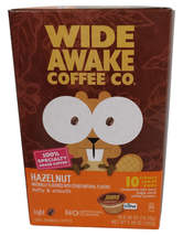 Wide Awake Coffee Pods 10-Pk Hazelnut Light Roast, K Single Cup Brewer - £10.91 GBP