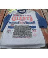 New York Giants 1986 Superbowl Team XL 3/4 Sleeve T-Shirt Made In USA 19... - $49.95