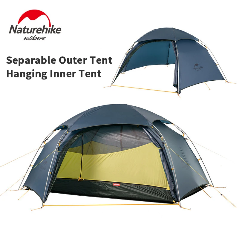 Naturehike Cloud Peak 2 Persons 4 Seasons Camping Tent Ultralight 2.16kg Outdoor - £172.30 GBP