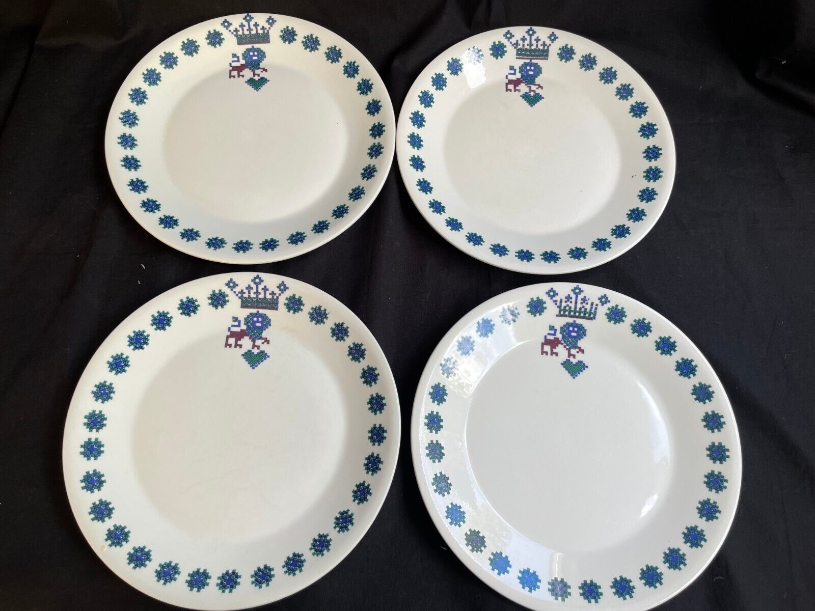 4 X Figgjo Silex Assiette Menu Scandinave Design Norvège 1960 - $80.00