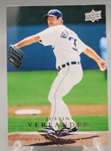 2008 Upper Deck #492 Justin Verlander Detroit Tigers Near Mint - $2.10