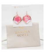 Kendra Scott Vanessa Faceted Dichroic Glass Rose Gold Statement Earrings... - £61.64 GBP