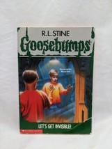 Goosebumps #6 Let&#39;s Get Invisible R. L. Stine 22nd Edition Book - £6.40 GBP