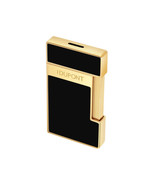 S.T. Dupont Slimmy Line 2 Lighter Shiny Black Lacquer &amp; Gold - 028222 - $391.99