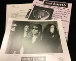 Mind Bomb “Do You Need Some?” Album Release Original Press Kit w/Photo - £11.80 GBP
