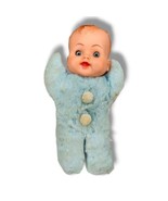 Vintage Cuddle Toys By Douglas Rubber Face Plush Baby Boy Doll Blue Paja... - £12.56 GBP