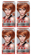 4 x L’oreal Paris Feria Deep Copper Blonde #74 3x Highlights Hair Color Shimmer - £66.21 GBP