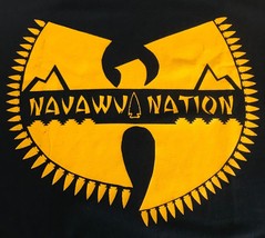 Navawu Nation Navajo Wu Tang Fan Art T-Shirt 2XL - £15.49 GBP