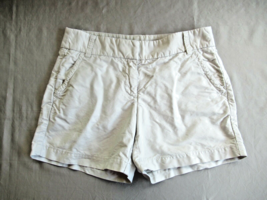 J. Crew shorts Size 4 khaki chino inseam 4-1/2&quot;  style 35550 - £10.75 GBP