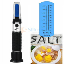 Salinity Refractometer Meter Water Reader Marine 0~10% Salt Aquarium Tes... - £27.13 GBP