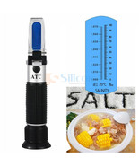Salinity Refractometer Meter Water Reader Marine 0~10% Salt Aquarium Tes... - £25.75 GBP