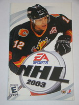 Playstation 2 - EA SPORTS NHL 2003 (Replacement Manual) - $8.00