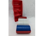 Lot Of Red White Blue Playing Card Plastic Poker Chips - £15.49 GBP