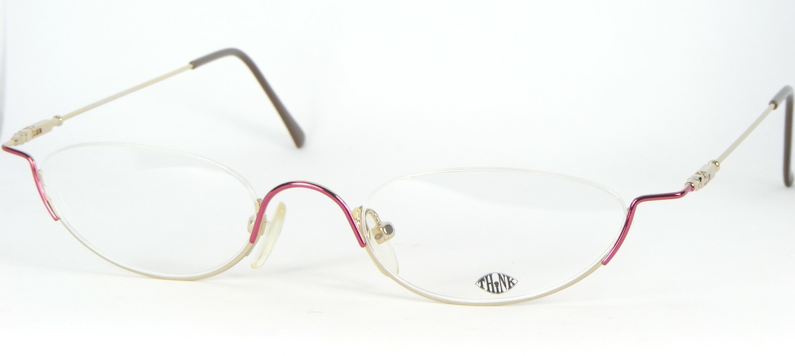 Lunettes EYE THINK Mod. 226 Col. 52 Rose / Or Monture Métallique 48-20-1... - $76.23