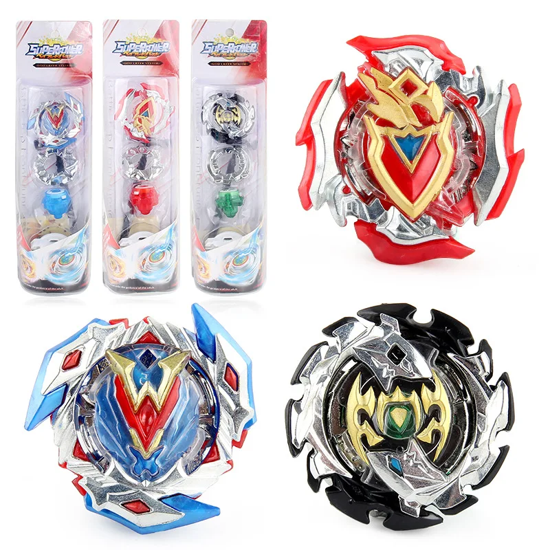 Beyblades Burst Spinning Top Toys with Ruler Launcher Metal Fusion B104 B105 - £10.97 GBP