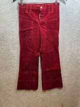 VTG Jc Penny Size 8 Red Velvet Pants 26x24 - £8.34 GBP