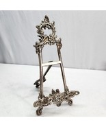 Vtg Century Ornate Laquered Solid Brass Tabletop Easel Art Display Stand... - £34.05 GBP