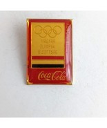 Vintage Coca-Cola Hungary Magyar Olympiai Bizottsag Olympic Lapel Hat Pin - $14.36